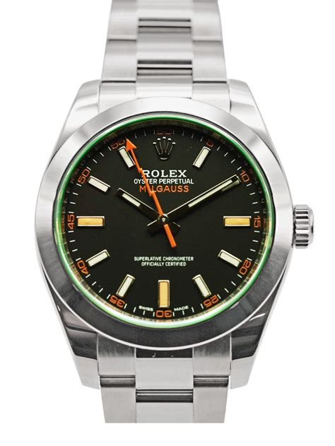 rolex milgauss green sapphire replica|rolex milgauss black dial.